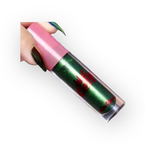 new Lime Crime ᴥ︎ Wet Cherry Lip Gloss ᴥ︎ Monster Sparkle Green Lippy ᴥ︎ Cosplay - Picture 2 of 16